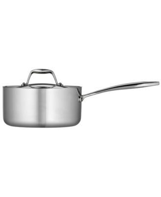 Signature 3-Quart Tri-Ply Clad Stainless Steel Sauce Pan with Lid