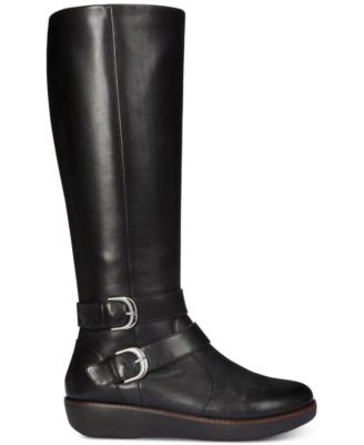 FitFlop Noemi Double-Buckle Riding Boots