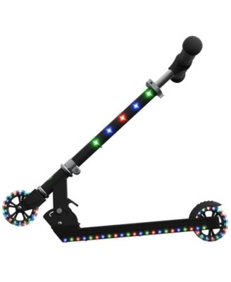 Jetson Jupiter Kick Scooter with LED Light-Up Deck, Stem, and Wheels, for Kids 5 and Up