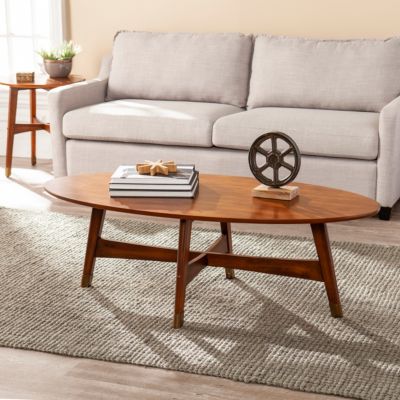 Cardewell Oval Midcentury Modern Coffee Table