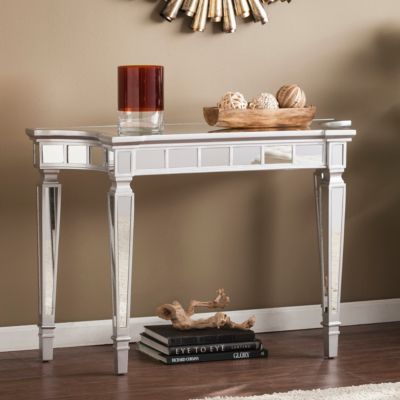 Smyth Glam Mirrored Console Table