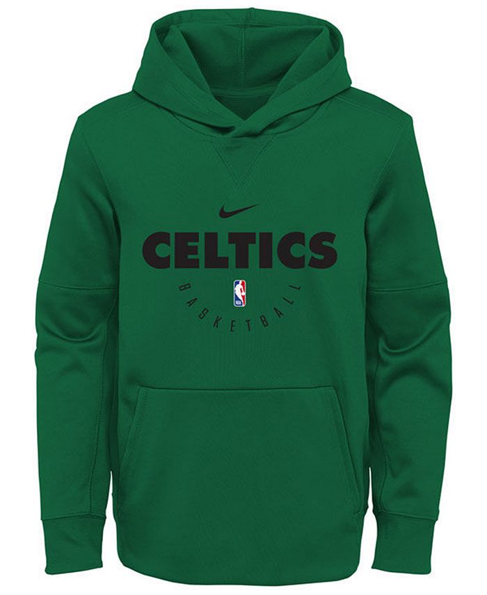 Youth Nike Green Boston Celtics Spotlight Pullover Performance Hoodie