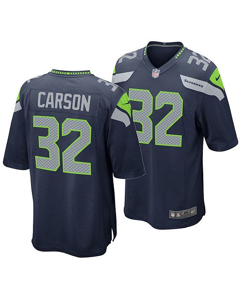 Nike Men S Chris Carson Seattle Seahawks Game Jersey Reviews Sports Fan Shop By Lids Men Macy S