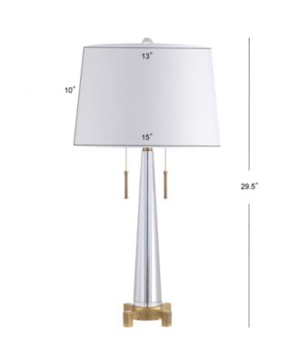 Zoe 2-Light Crystal Led Table Lamp