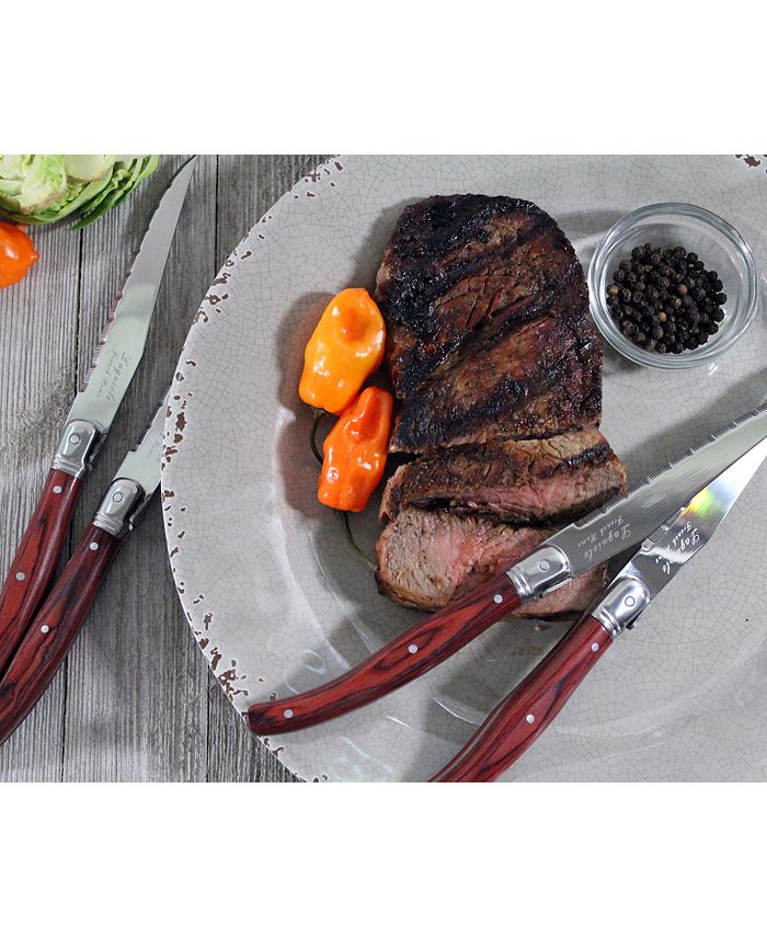 French Home Laguiole Pakkawood Steak Knives, Set of 4 Macy's