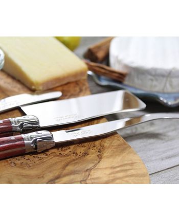 French Home - 3-Pc. Large Laguiole Pakkawood Cheese Knife Set