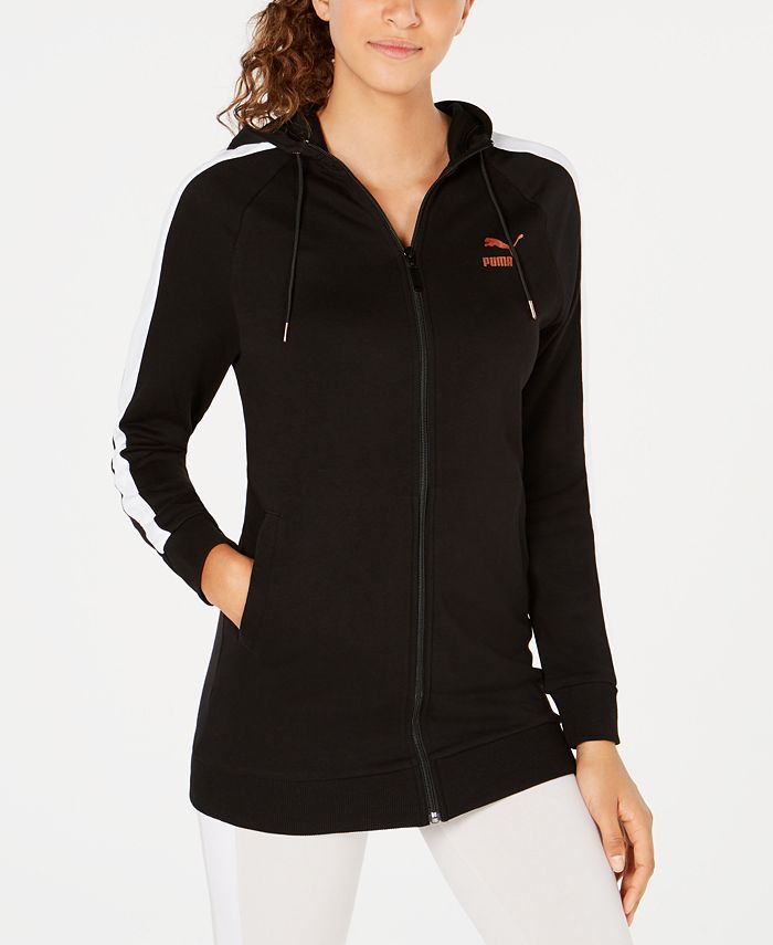 Puma Kiss Artica Metallic Logo Zip Hoodie Macy s