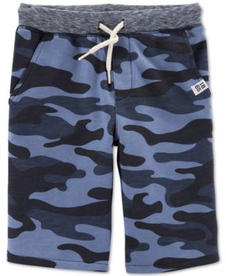 Carter's - Little & Big Boys Camouflage Cotton Shorts