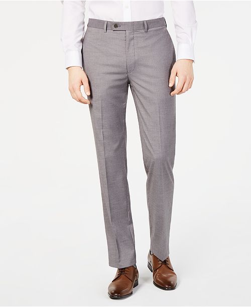 calvin klein grey suit pants