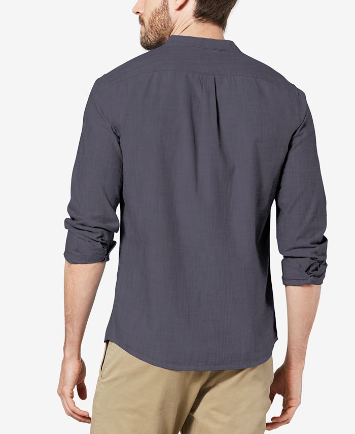 Dockers Men's Slim-Fit Band Collar Shirt - Macy's
