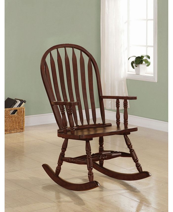 BLUSH BRASS Amy Traditional Rocking Chair Macy s