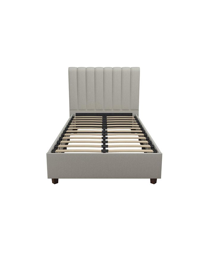Novogratz Collection Novogratz Brittany Upholstered Twin Bed Macy's