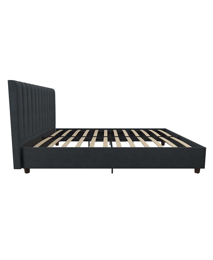 Novogratz Collection Novogratz Brittany Upholstered Queen Bed Macy's