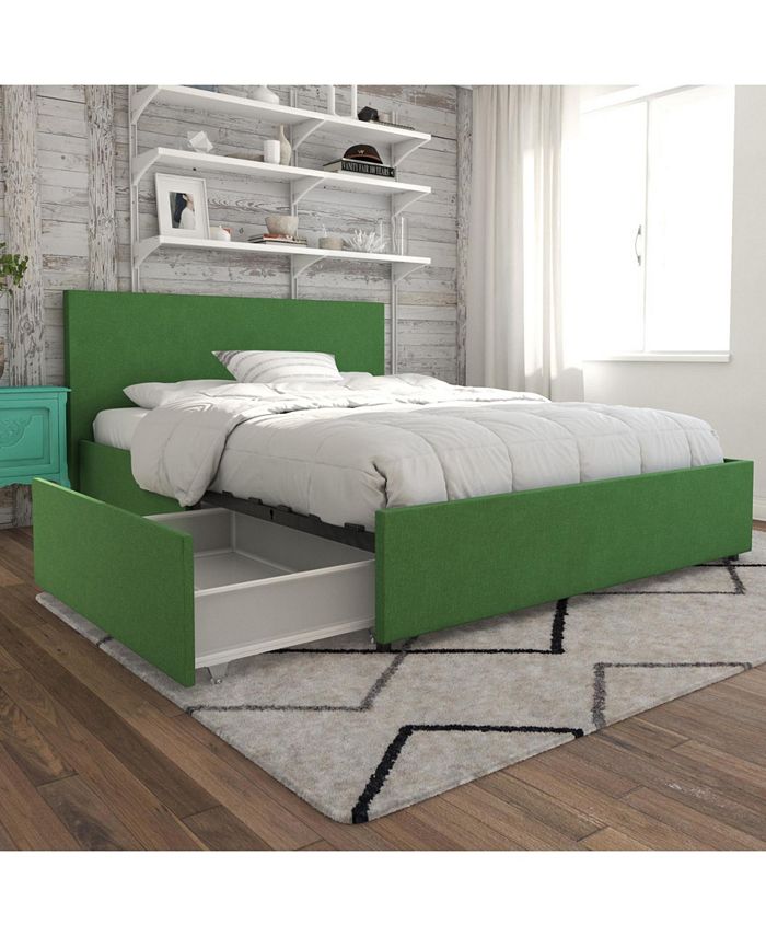 Novogratz Collection Novogratz Kelly Upholstered Full Bed with Storage