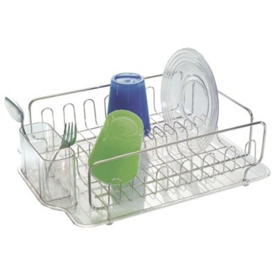 Forma Stainless Steel Sink Dish Drainer Rack with Tray Kitchen Drying Rack