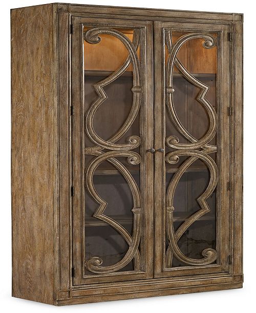 Hooker Furniture Solana Bunching Curio & Reviews Furniture Macy's