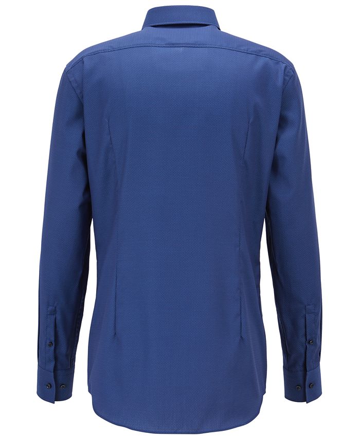 Hugo Boss BOSS Men's Slim Fit Micro-Pattern Cotton Shirt & Reviews ...