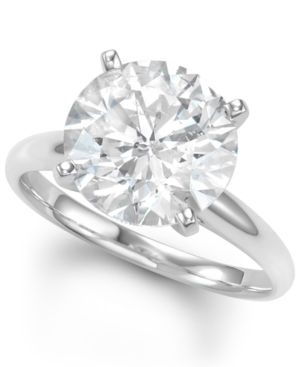 image of Diamond Solitaire Engagement Ring (5 ct. t.w.) in 14k White Gold