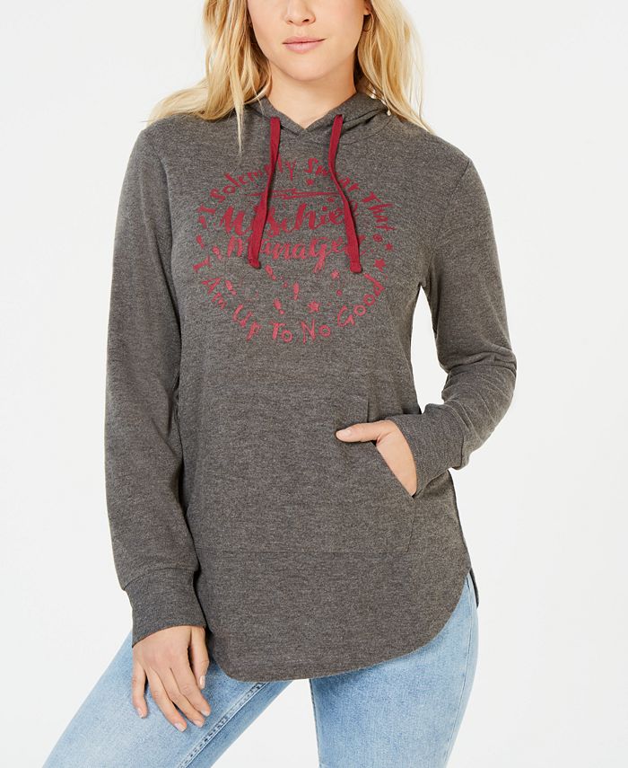 Modern Lux Juniors Mischief Managed Hooded Sweatshirt Macy s