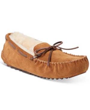 image of Dearfoams Fireside Victoria Shearling Moccasin Slippers