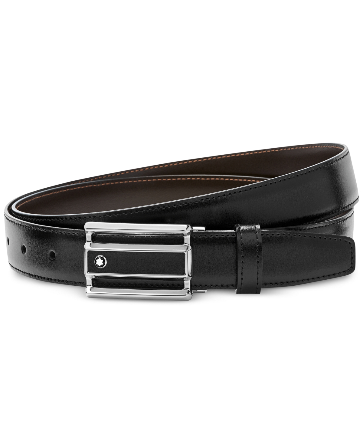 Montblanc Men's Reversible Leather Belt In No Color