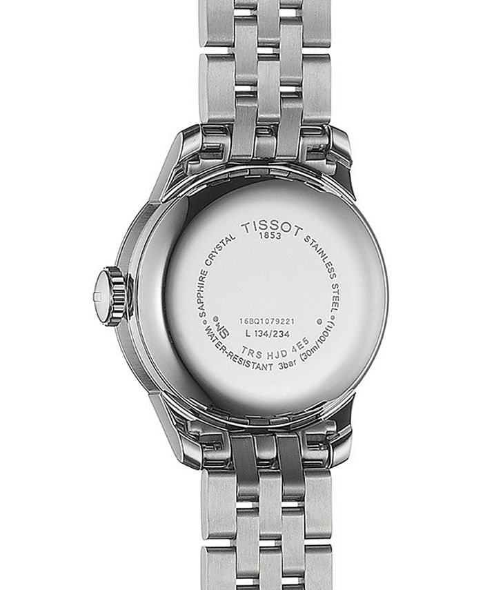 Tissot Watch, Women's Swiss Automatic Le Locle Stainless Steel Bracelet ...
