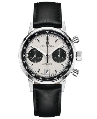 Hamilton Men's Swiss Automatic Chronograph Intra-Matic Black
