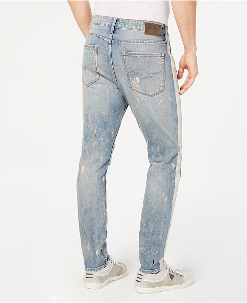 GUESS Men's Relaxed-Fit Ripped Jeans & Reviews - Jeans - Men - Macy's