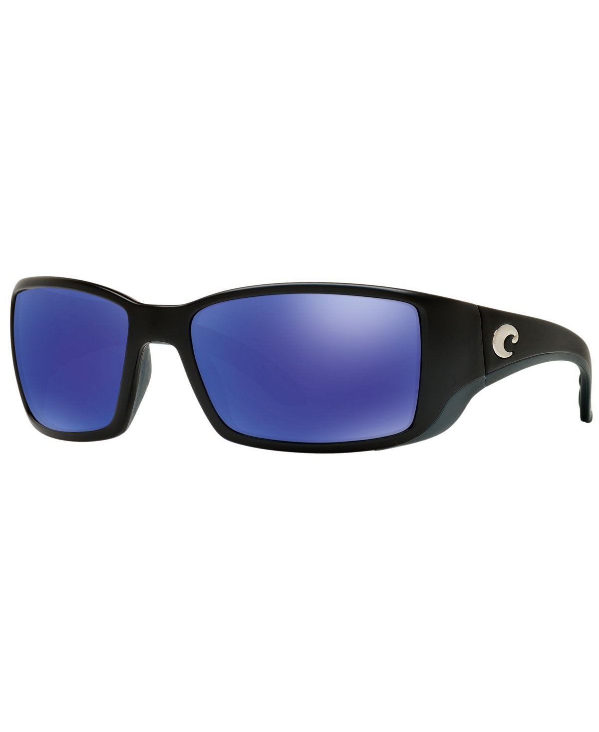 Costa Del Mar Polarized Sunglasses, Blackfin 06s000003 62p In Black,blue Mirror Polar