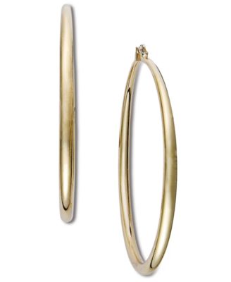 I.N.C. International Concepts - Silver-Tone Large Hoop Earrings