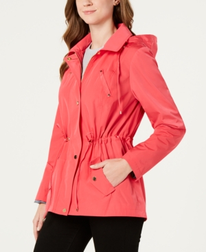 Charter Club Petite Water-Resistant Hooded Anorak Jacket Created for Macy's