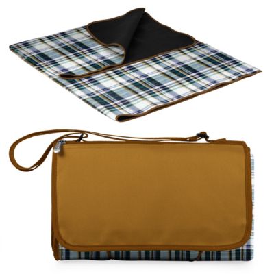 Oniva&reg; by English Plaid & Camel Blanket Tote Outdoor Picnic Blanket