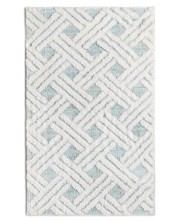 Martha Stewart Collection CLOSEOUT! High Low Lattice 20" x 30" Bath Rug
