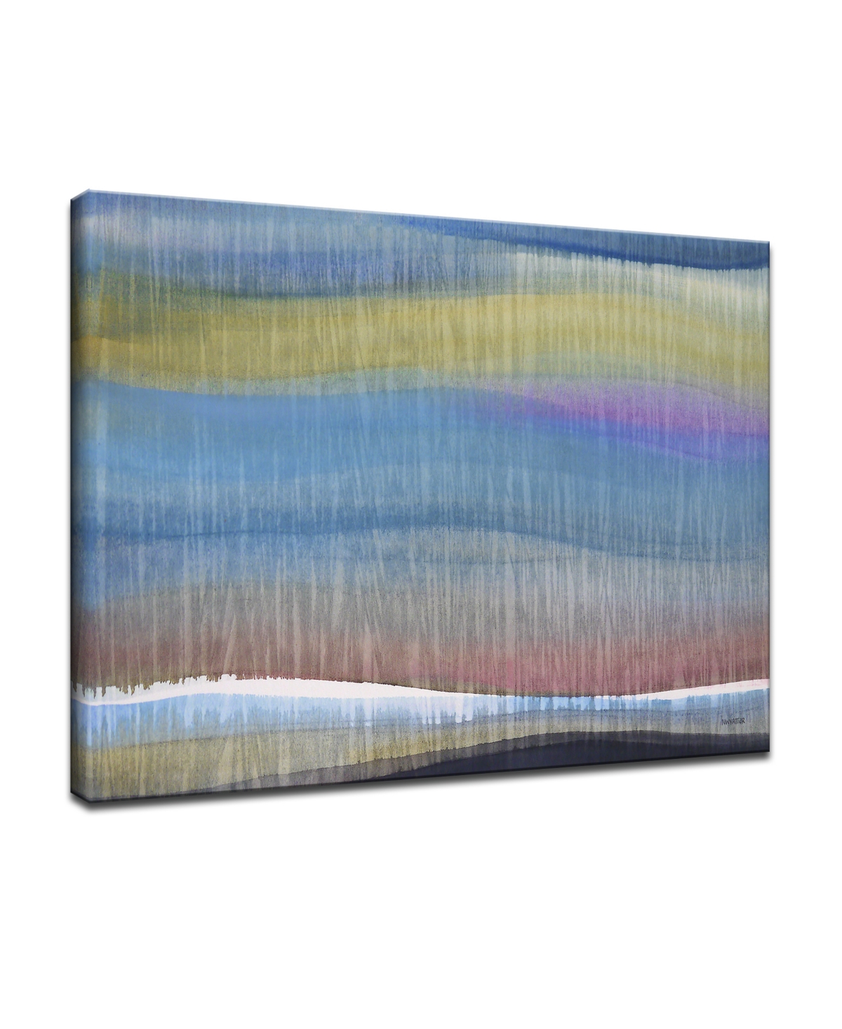 Ready2HangArt 'Colored Horizon' Abstract Canvas Wall Art, 30x40