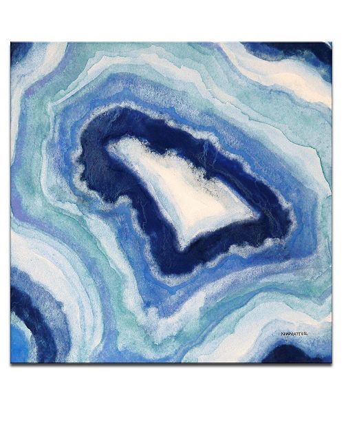 Ready2hangart Ocean Stone I Abstract Canvas Wall Art 30x30