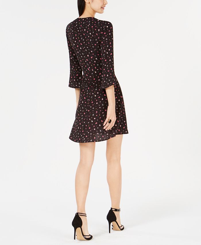 French Connection Verona Edith FloralPrint Wrap Dress Macy's