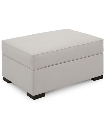 Furniture - Astra 36" Fabric Storage Ottoman