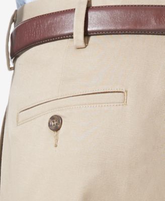 Men's Comfort Relaxed Fit Khaki Stretch Pants