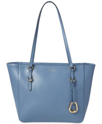 Lauren Ralph Lauren Bennington Leather Shopper Macy s