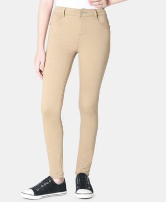 macy's khaki skinny jeans