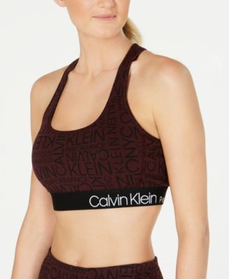 racerback calvin klein sports bra