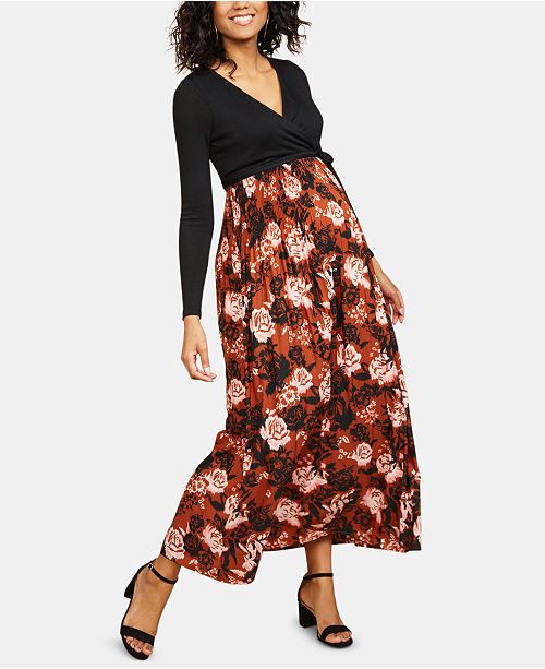 Motherhood Maternity Long Sleeve Maxi Dress Reviews Maternity
