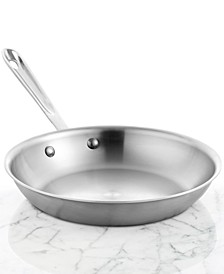 D5 Brushed Stainless Steel 10" Fry Pan