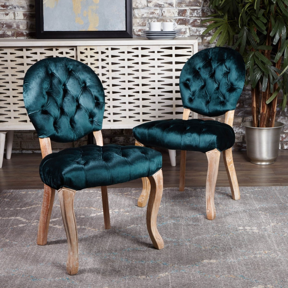NOBLE HOUSE BUSHWOOD DINING CHAIRS (SET OF 2)