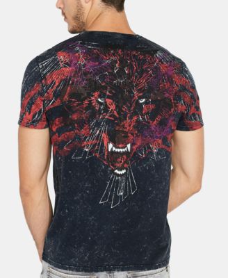 Buffalo David Bitton - Men's Graphic V-Neck T-Shirt