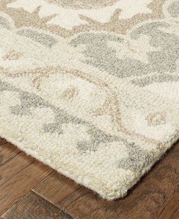 Oriental Weavers - Craft 93003 Gray/Sand 5' x 8' Area Rug
