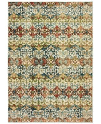 Oriental Weavers - Dawson 7341B Multi/Ivory 5'3" x 7'6" Area Rug
