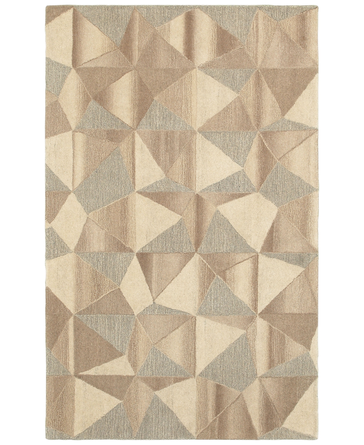 Oriental Weavers Infused 67004 Beige/Gray 5' x 8' Area Rug - Beige/Grey