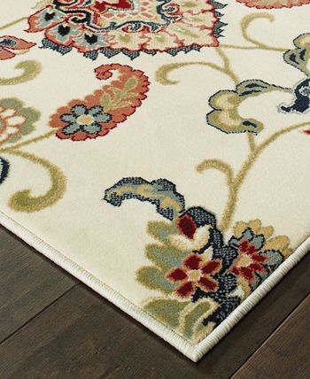 Oriental Weavers - Kashan 9946W Ivory/Multi 7'10" x 10'10" Area Rug