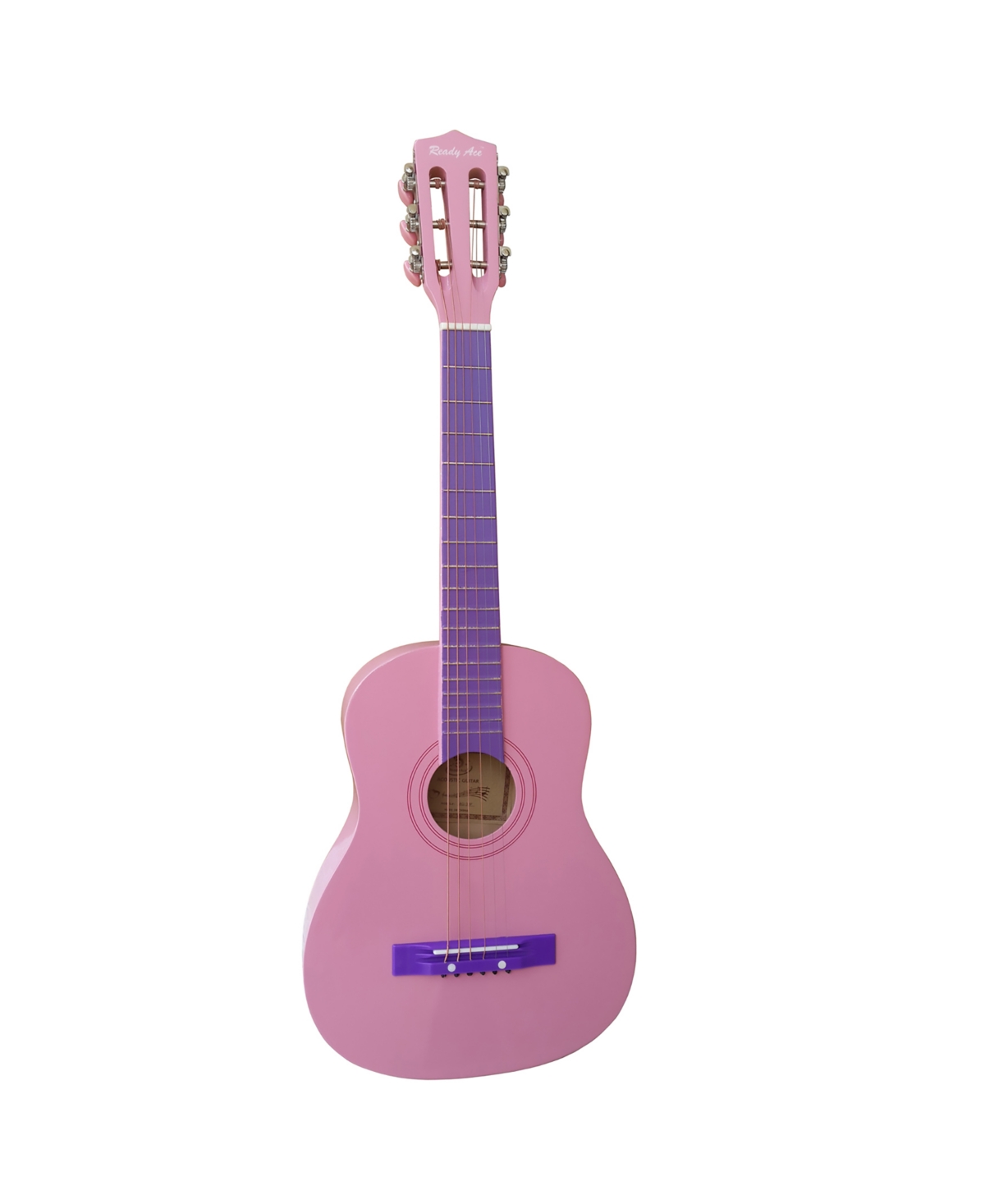 Ready Ace 30" Acoustic Guitar In Fuchsia